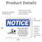 Signmission DANGER Pool For Hotel Guests Only Children, 14 in W x Rectangle, Vinyl Decal OS-2PACK-NS-D-1014-L-10912 - alternate 3